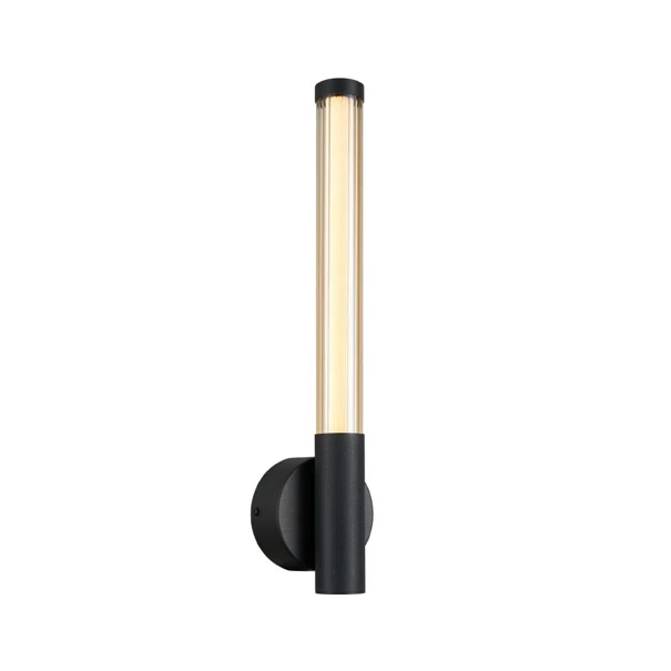 Απλίκα Τοίχου LED 3 CCT Aca Candelera CNDW7BKCCT Sand Black