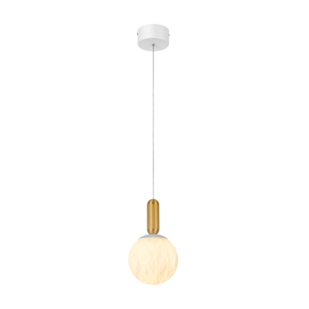 Φωτιστικό Οροφής Μονόφωτο LED 3 CCT Aca Marbella CNP11MWCCT Sand White/Gold