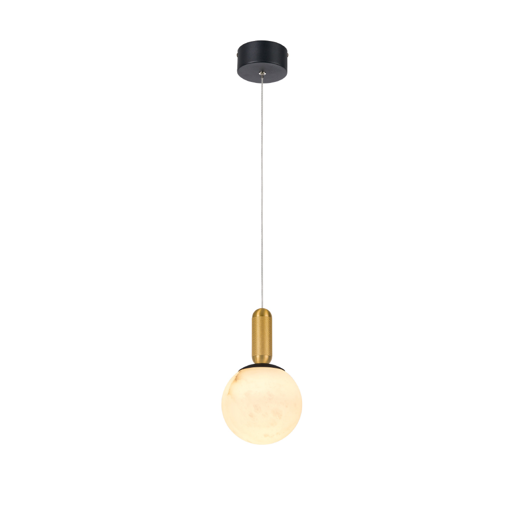 Φωτιστικό Οροφής Μονόφωτο LED 3 CCT Aca Marbella CNP11MBKCCT Sand Black/Gold