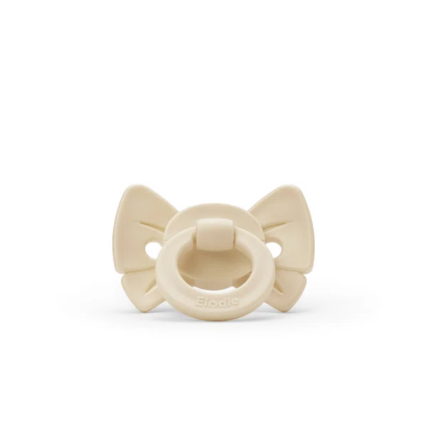 Πιπίλα Σιλικόνης Φυσιολογική 3Μ+ Elodie Binky Bow Oat White BR79323