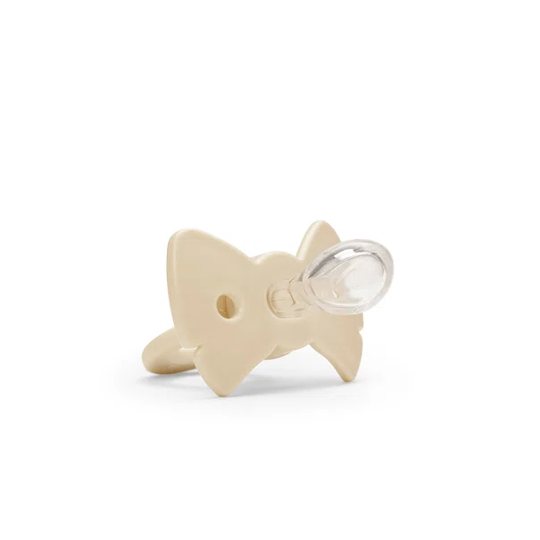 Πιπίλα Σιλικόνης Φυσιολογική 3Μ+ Elodie Binky Bow Oat White BR79323