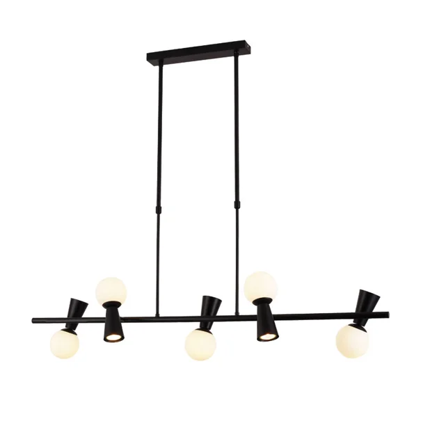 Φωτιστικό Οροφής Πολύφωτο Aca Kimolos OD94205PB Black