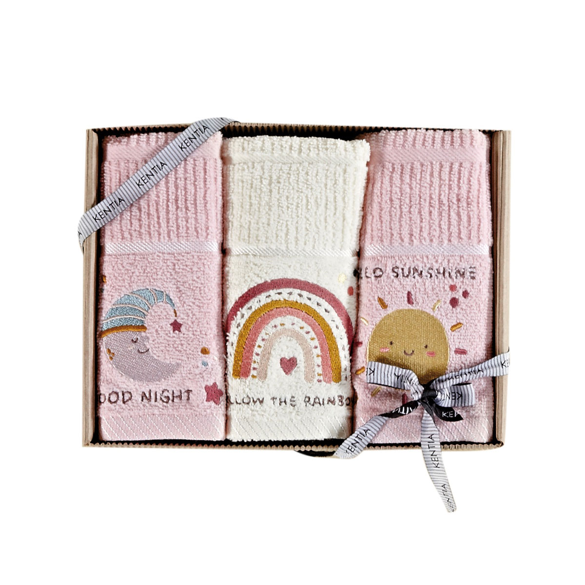 Παιδικές Πετσέτες Χεριών (Σετ 3τμχ) Kentia Baby Arlekin 231 360gsm