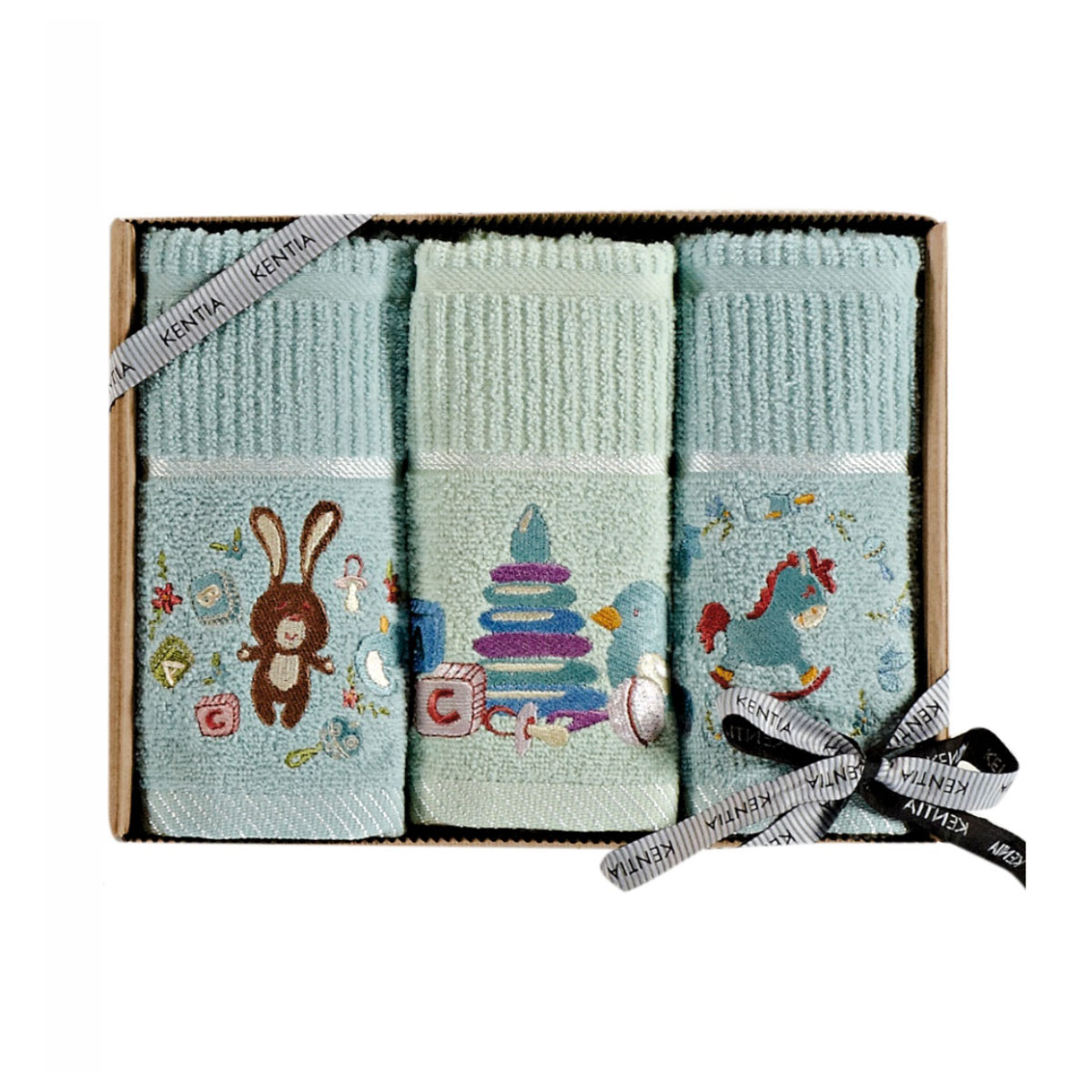Παιδικές Πετσέτες Χεριών (Σετ 3τμχ) Kentia Baby Arlekin 234 360gsm