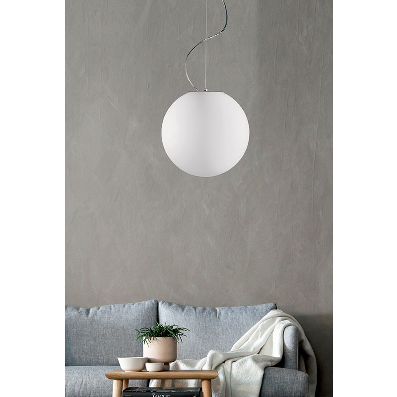 Φωτιστικό Οροφής Μονόφωτο Viokef Luna 425600Π Φωτιστικά Κρεμαστά Spitishop