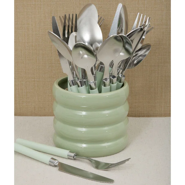 Μαχαιροπίρουνα Με Βάση (Σετ 24τμχ) S-D Elsa Green 212364B