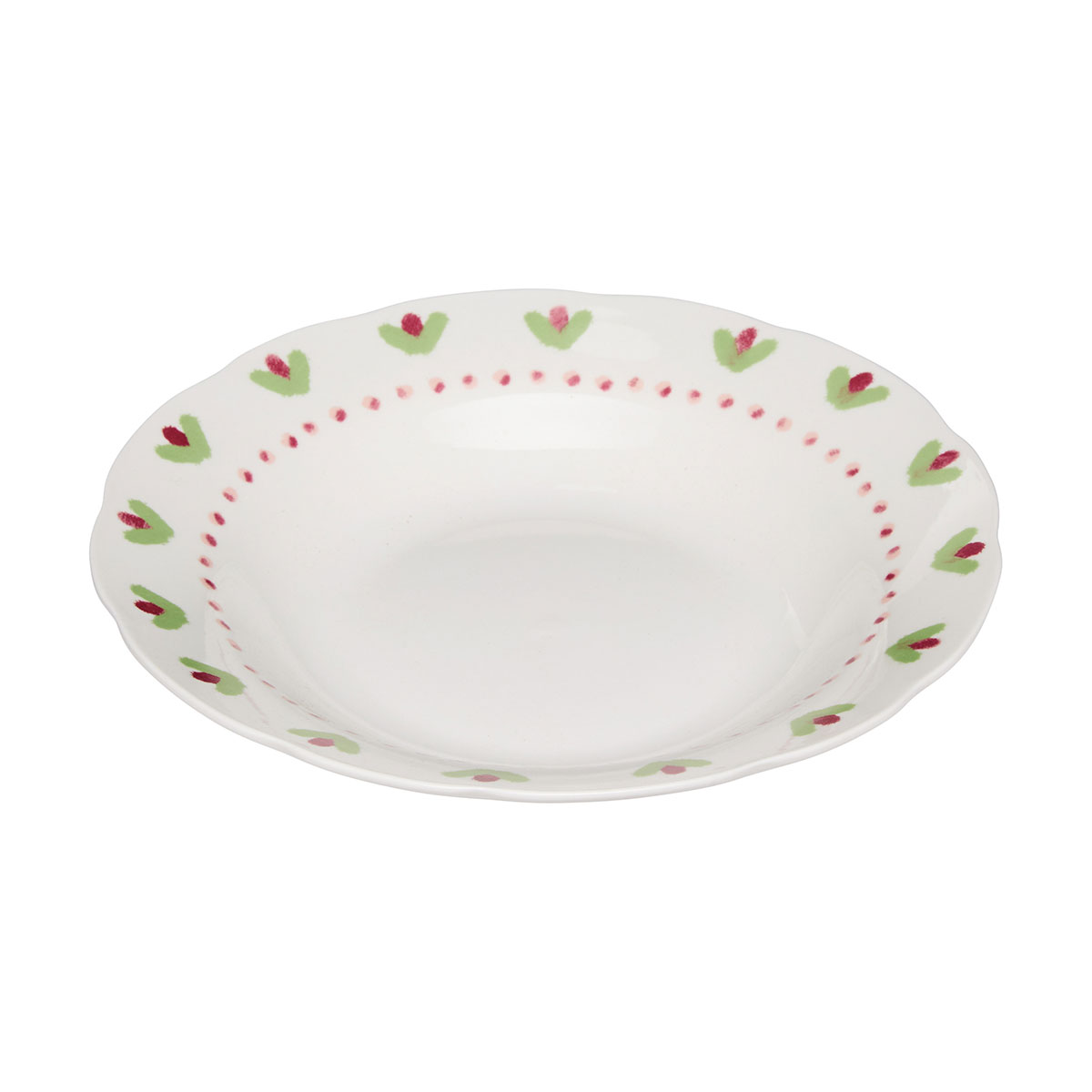 Πιάτο Φαγητού Βαθύ (Φ23) S-D Fleur De Rose 212344