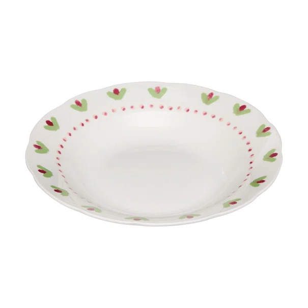 Πιάτο Φαγητού Βαθύ (Φ23) S-D Fleur De Rose 212344