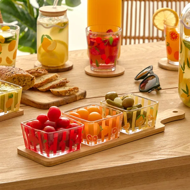 Ορντεβιέρα Σερβιρίσματος 3 Θέσεων (40x10x6) S-D Fruity 212251