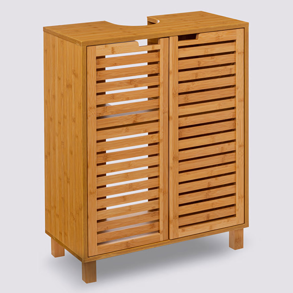 Ντουλάπι Νιπτήρα Μπάνιου (60x28x80) F-V Sicela Bamboo 160817