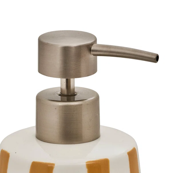 Dispenser Μπάνιου 400ml (Φ8.6x17.3) F-V Strio Wheat 214790B
