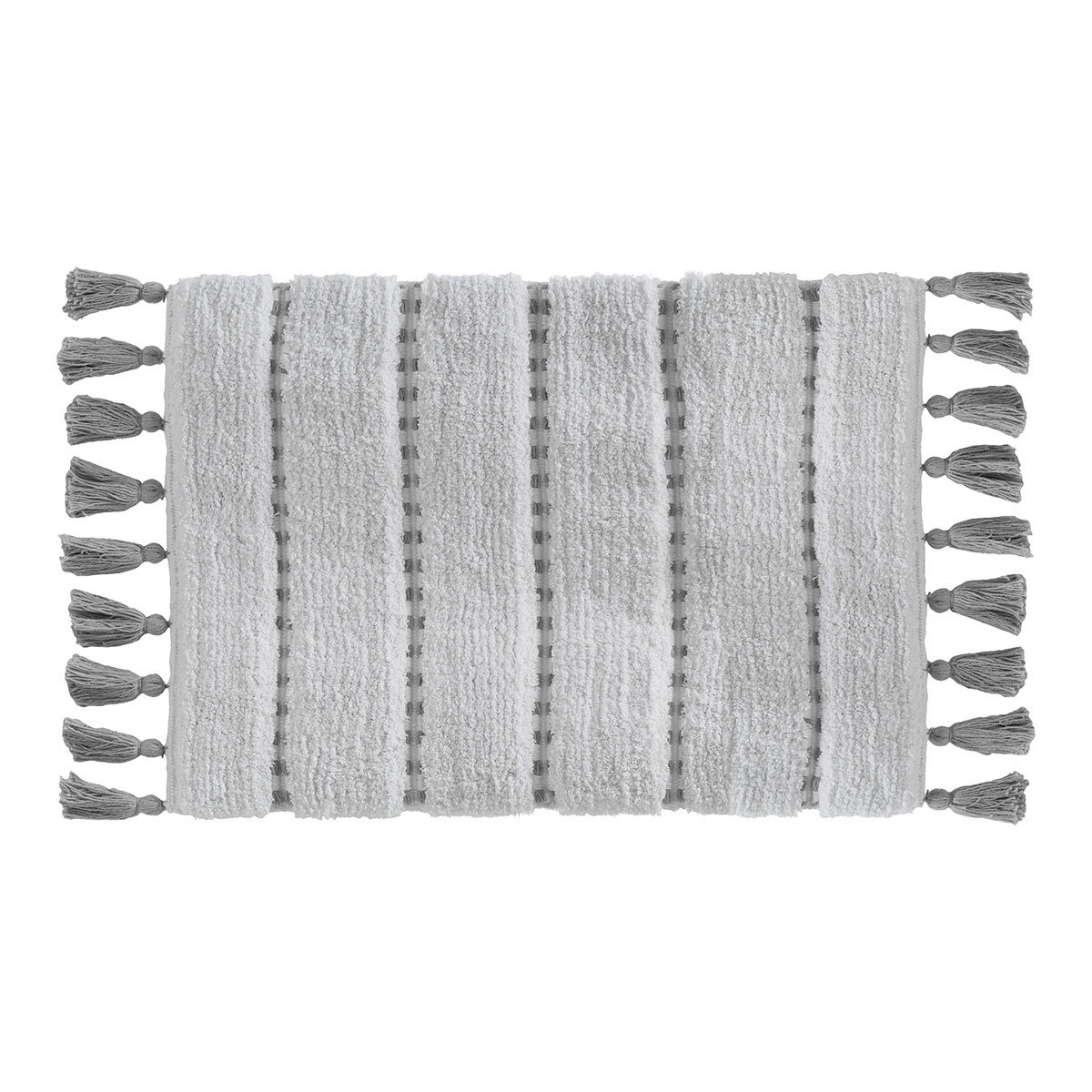 Πατάκι Μπάνιου (50x75) F-V Pompom Grey 174631B