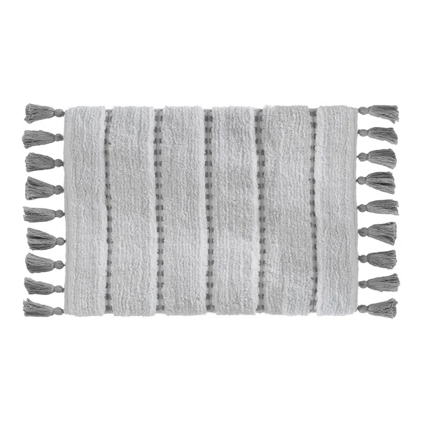 Πατάκι Μπάνιου (50x75) F-V Pompom Grey 174631B