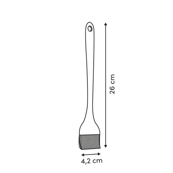 Πινέλο Κουζίνας Σιλικόνης 26εκ. F-V Silicone 209756 (Τυχαία Επιλογή Χρώματος)