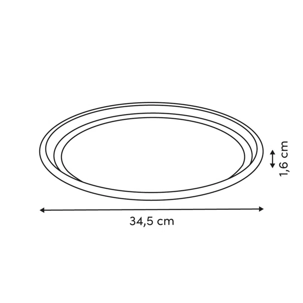 Αντικολλητικό Ταψί Πίτσας (Φ33εκ.) F-V Harmony 209738