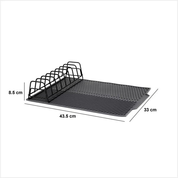 Στραγγιστήρι Πιάτων (33x43.5x8.5) F-V Rack 190115 Grey