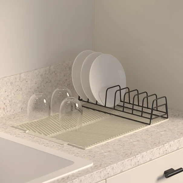 Στραγγιστήρι Πιάτων (33x43.5x8.5) F-V Rack 190115 Beige
