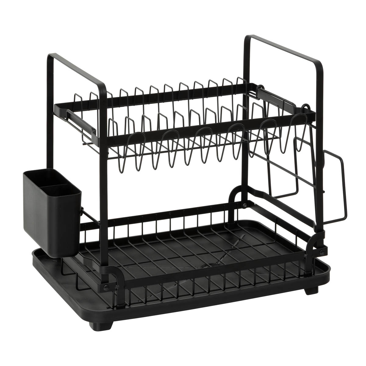 Στραγγιστήρι Πιάτων Διώροφο (49.5x30x37) F-V Black 190250