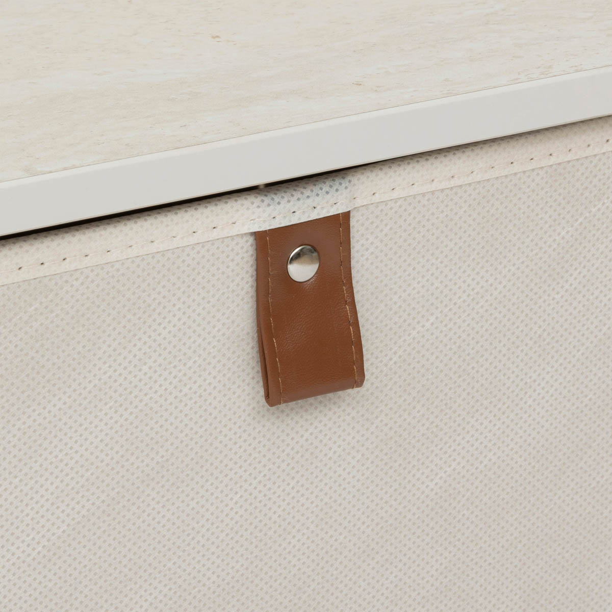 Κομοδίνο με 2 Συρτάρια (45X30X51) F-V Tissa Beige 138938Ba Έπιπλα Κρεβατοκάμαρας Κομοδίνα Μοντέρνα Spitishop
