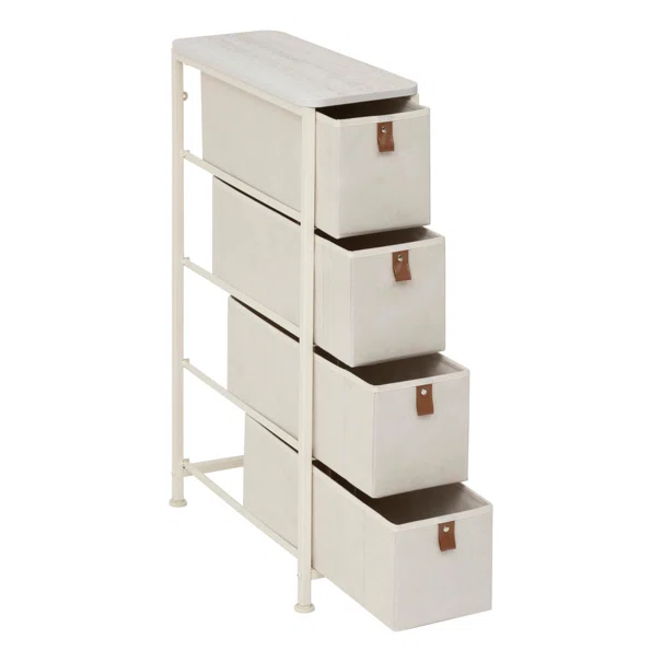 Συρταριέρα 4 Θέσεων (48x20x77) F-V Tissa Beige 130140A