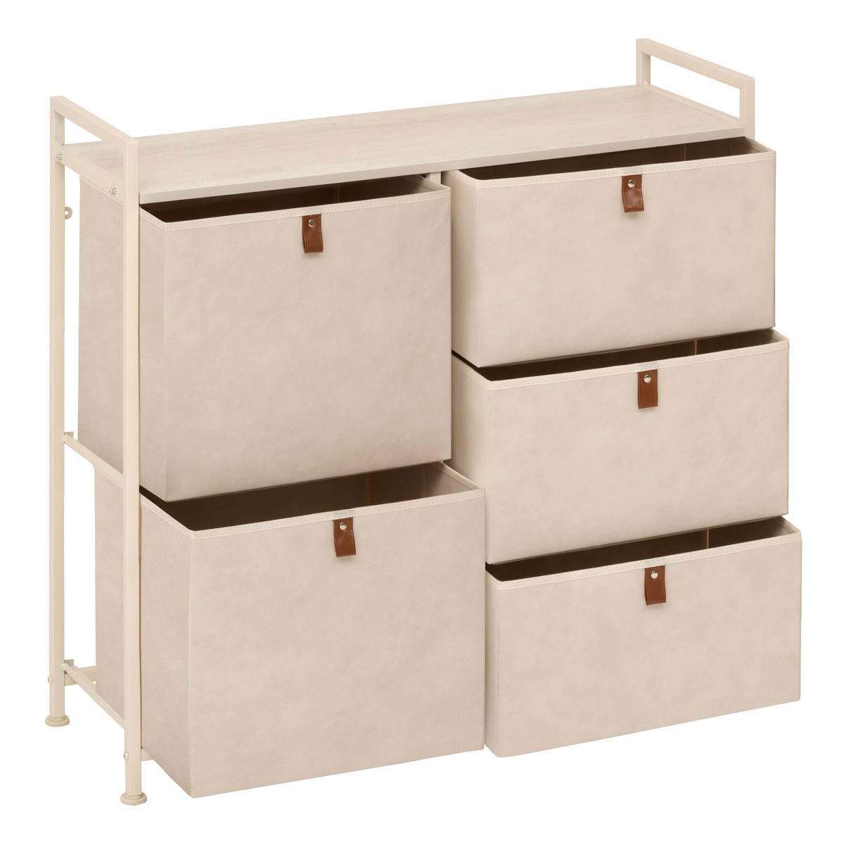 Συρταριέρα 5 Θέσεων (83x29x77) F-V Tissa Beige 138933A