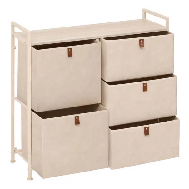 Συρταριέρα 5 Θέσεων (83x29x77) F-V Tissa Beige 138933A