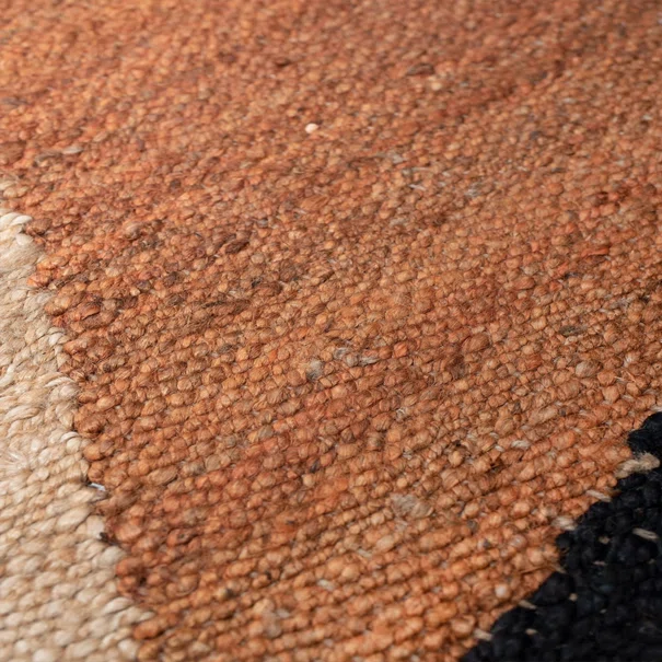 Χαλί Καλοκαιρινό (170x240) Βιοκαρπέτ Naf Naf Gardin J12 Natural Rust