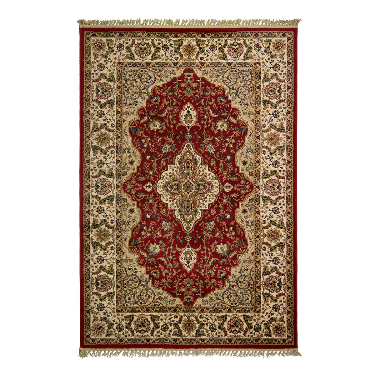 Χαλί (200x285) Βιοκαρπέτ Kirman 6802-1018 Red