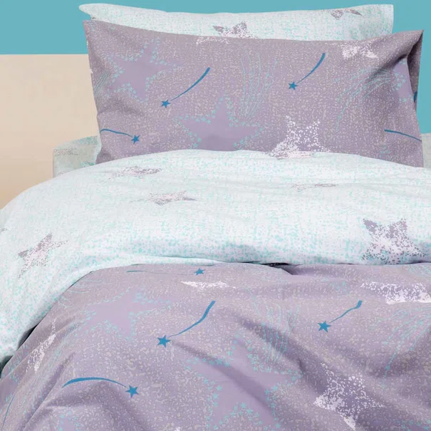 Ζεύγος Μαξιλαροθήκες (50x70) Melinen Kids Line Star Boy