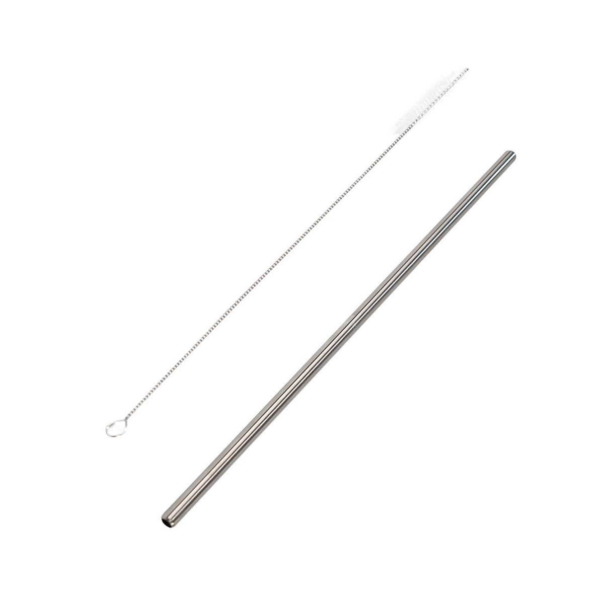 Καλαμάκι Μεταλλικό + Βουρτσάκι Estia 900ml 01-36928