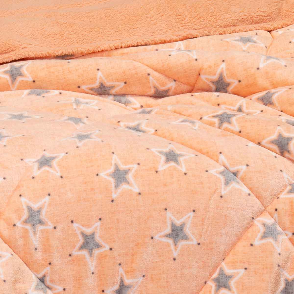 Κουβερτοπάπλωμα Μονό (160X220) Melinen Mini Stars Girl Παιδικά Λευκά Είδη 'Υπνου Παπλώματα για Κορίτσια Spitishop