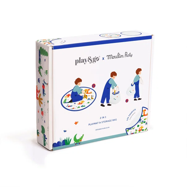 Μαλακό Στρώμα Παιχνιδιού/Σάκος Play&Go Toupities Πολύχρωμo