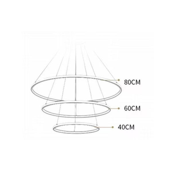 Φωτιστικό Οροφής Τρίφωτο LED 3 CCT Homelighting Stelina Gold 77-50638