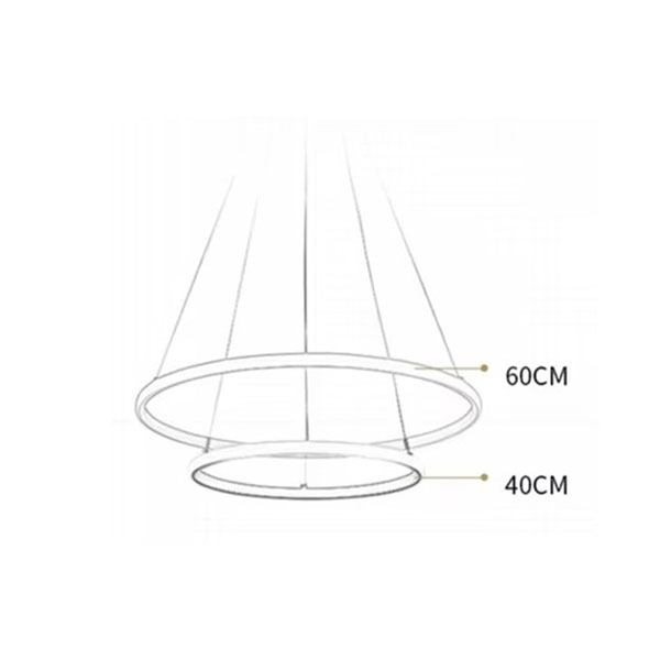 Φωτιστικό Οροφής Δίφωτο LED 3 CCT Homelighting Stelina Gold 77-50640
