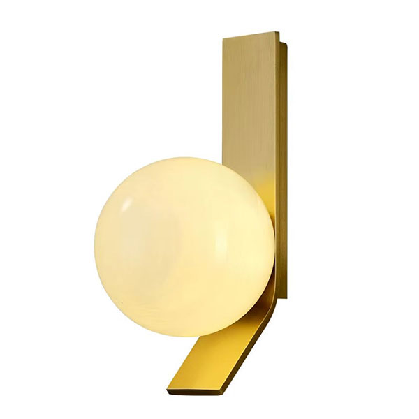 Απλίκα Τοίχου Homelighting Kelia Brass 77-50647