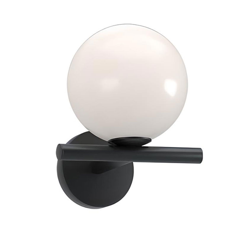 Απλίκα Τοίχου Homelighting Siri Black 77-50654