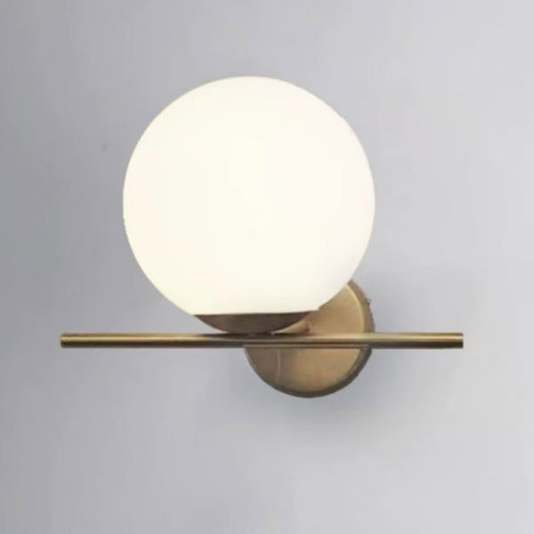Απλίκα Τοίχου Homelighting Siri Brass 77-50655