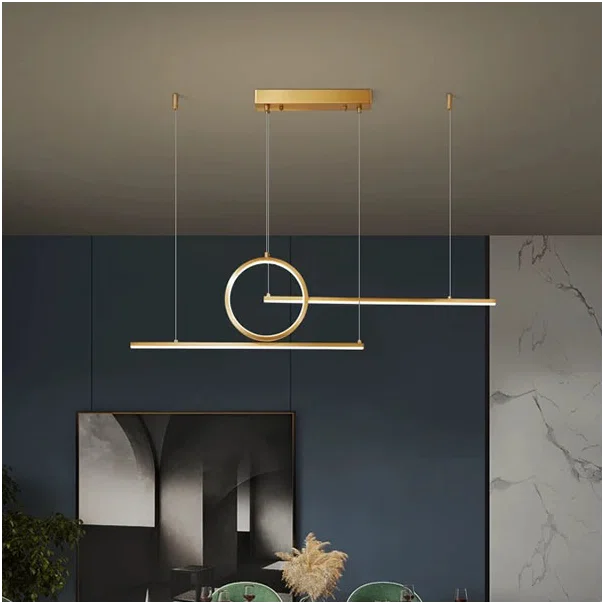Φωτιστικό Οροφής Τρίφωτο LED 3 CCT Homelighting Luficet Gold 77-50666