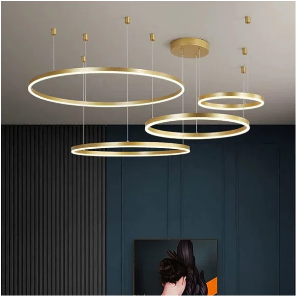 Φωτιστικό Οροφής Πολύφωτο LED 3 CCT Homelighting Kanko Gold 77-50669
