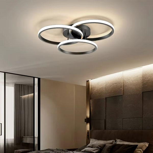 Φωτιστικό Πλαφονιέρα LED 3 CCT Homelighting Ciclit Black 77-50670