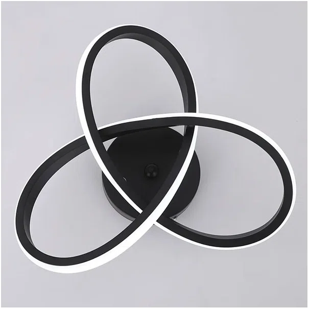Φωτιστικό Πλαφονιέρα LED 3 CCT Homelighting Sierra Black 77-50469