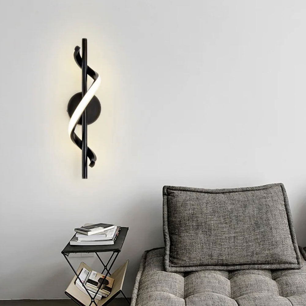 Απλίκα Τοίχου LED 3 CCT Homelighting Danne Black 77-50480