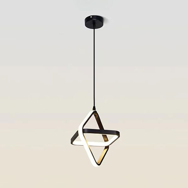 Φωτιστικό Οροφής Δίφωτο LED 3 CCT Homelighting Zeta Black 77-50489