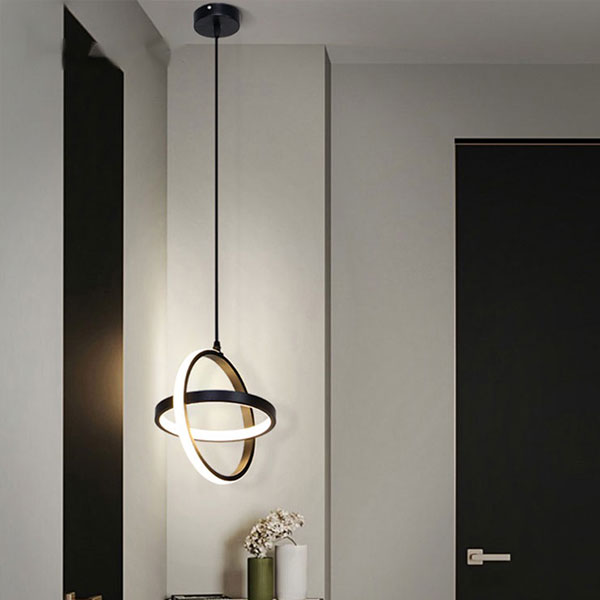 Φωτιστικό Οροφής Δίφωτο LED 3 CCT Homelighting Veta Black 77-50490