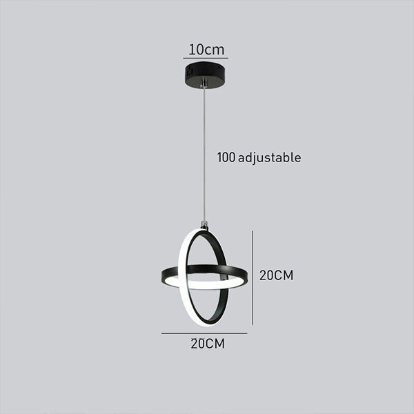 Φωτιστικό Οροφής Δίφωτο LED 3 CCT Homelighting Veta Black 77-50490