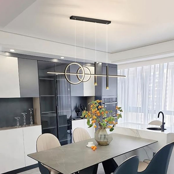 Φωτιστικό Οροφής Πολύφωτο LED 3 CCT Homelighting Aida Black 77-50491