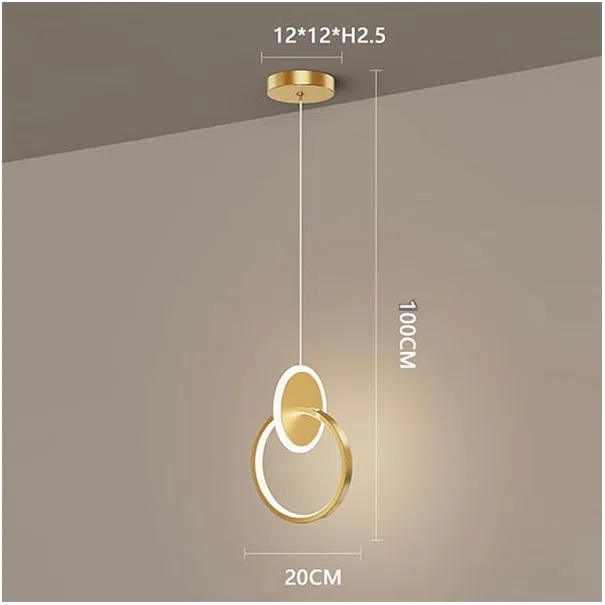 Φωτιστικό Οροφής Δίφωτο LED 3 CCT Homelighting Bria Gold 77-50492