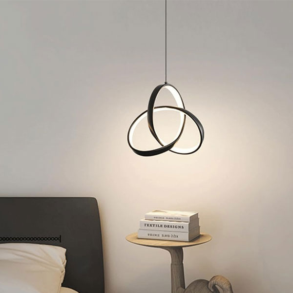 Φωτιστικό Οροφής Τρίφωτο LED 3 CCT Homelighting Mirabella Black 77-50494