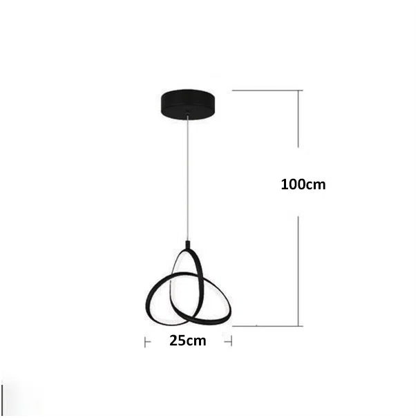 Φωτιστικό Οροφής Τρίφωτο LED 3 CCT Homelighting Mirabella Black 77-50494