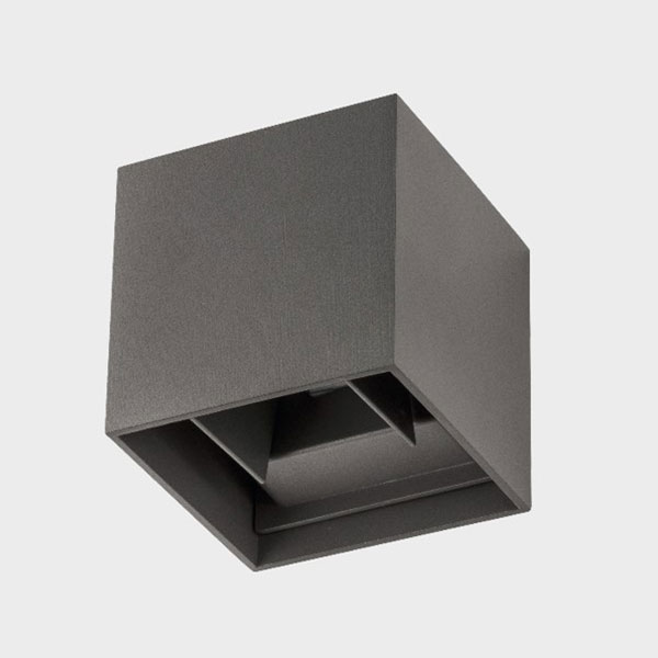 Απλίκα Εξωτερικού Χώρου LED Homelighting Cubo Black 77-9271